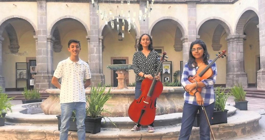 Dos queretanas y un queretano se suman a la Orquesta Sinfónica Infantil de México