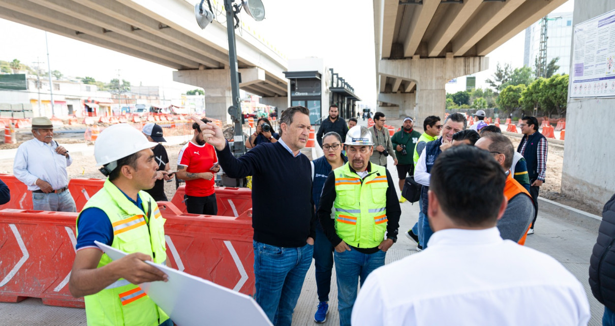 Supervisa Mauricio Kuri La Obra Paseo 5 De Febrero