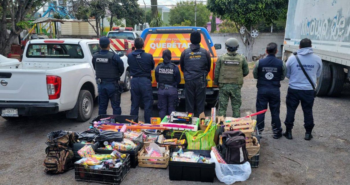En Navidad, Decomisan 90% De La Pirotecnia De Todo El Año
