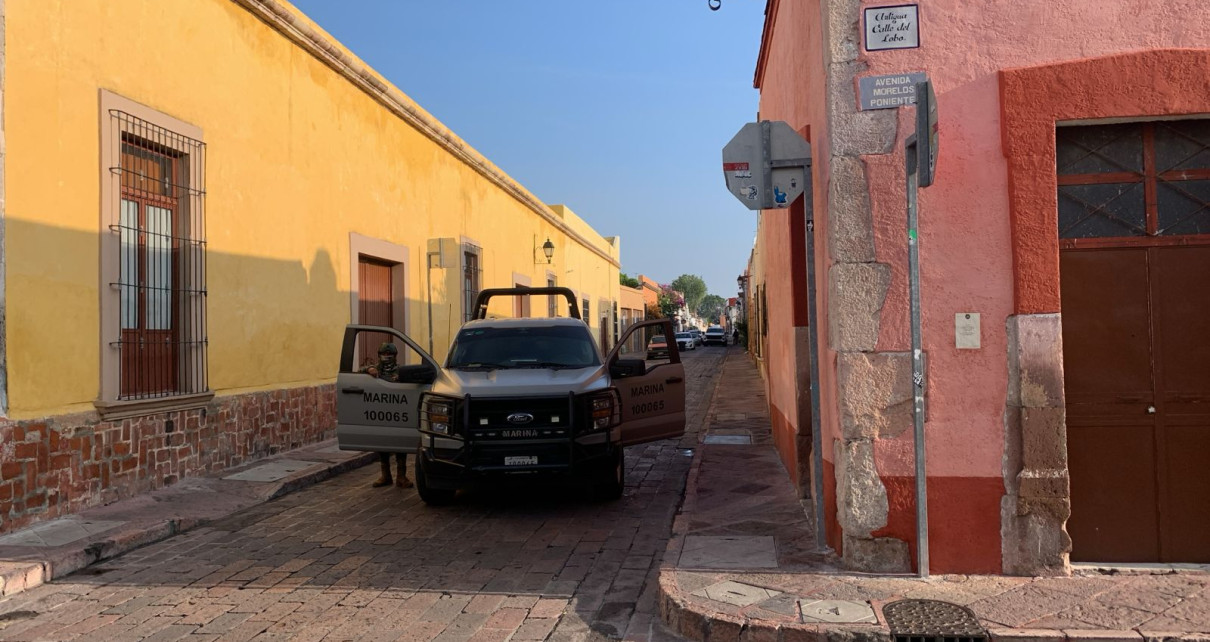 Elementos De La Marina Intervienen Domicilios En La Zona Centro Y Colonia Loma IX En La Capital De Querétaro