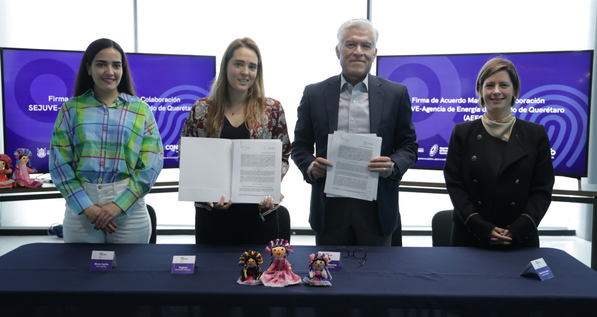 SEJUVE Y AEEQ Suman Esfuerzos A Favor De La Juventud Del Estado